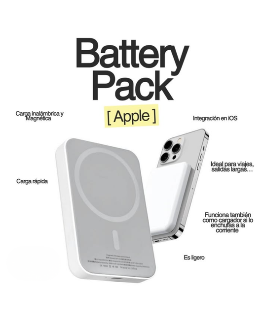 Apple MagSafe Battery Pack para iPhone – Energía Extra Donde Vayas