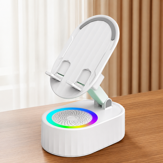 SonidoMax® Soporte Amplificador de Sonido – Música, Carga y Soporte en Un Solo Dispositivo