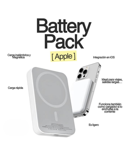 Apple MagSafe Battery Pack para iPhone – Energía Extra Donde Vayas