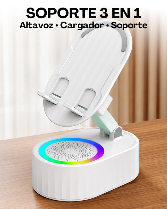 SonidoMax® Soporte Amplificador de Sonido – Música, Carga y Soporte en Un Solo Dispositivo