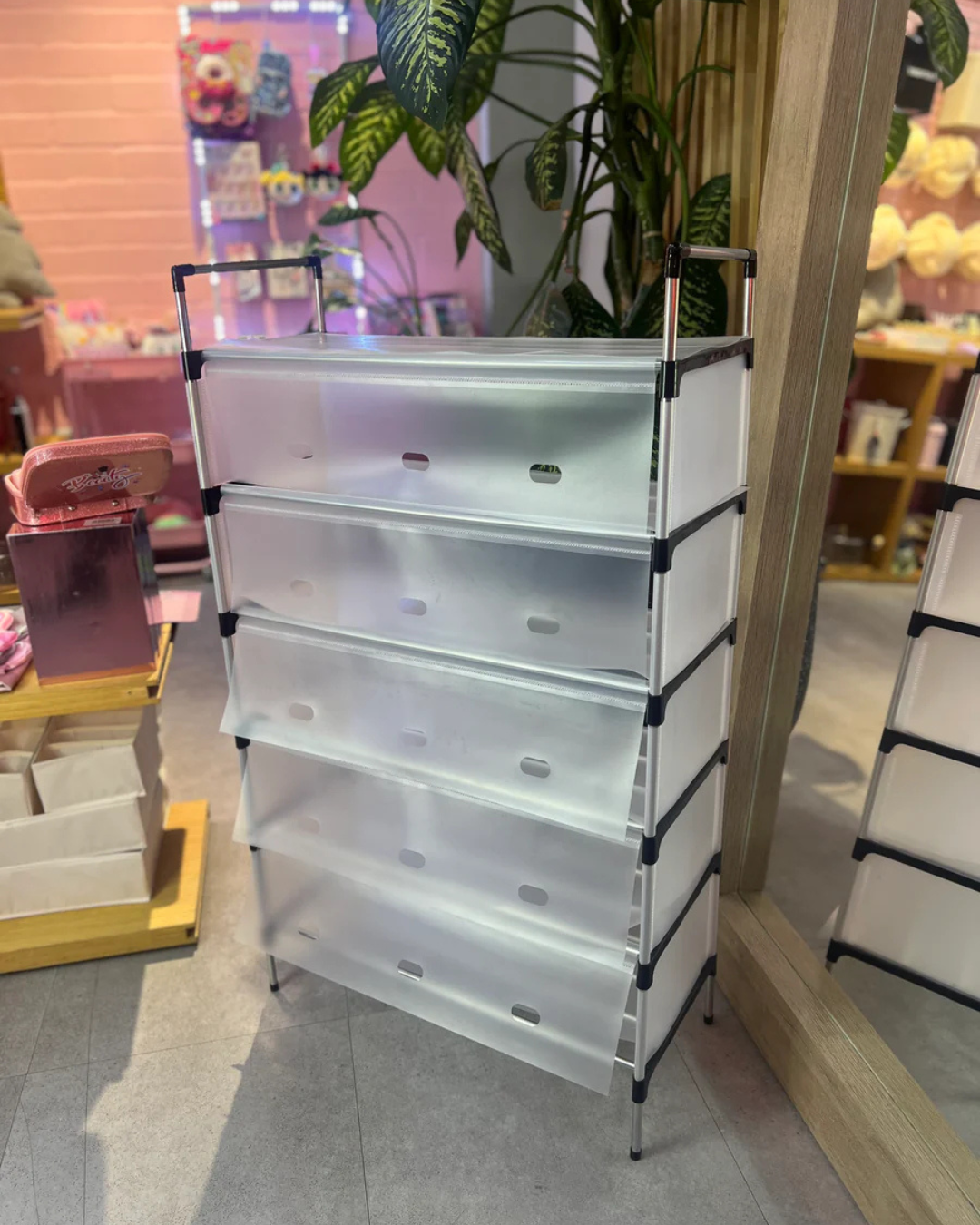 Organizador de Zapatos 6 Niveles Con Cubierta Protectora