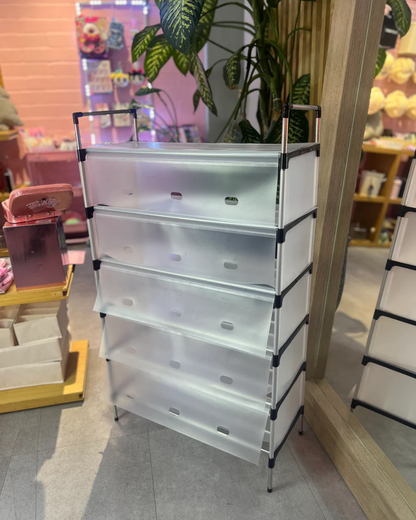 Organizador de Zapatos 6 Niveles Con Cubierta Protectora